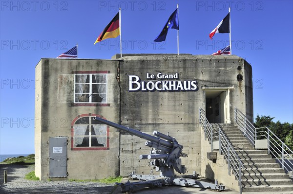 The German Second World War bunker Le Grand Blockhaus at Batz-sur-Mer, Loire-Atlantique, Pays de la Loire, France, Europe