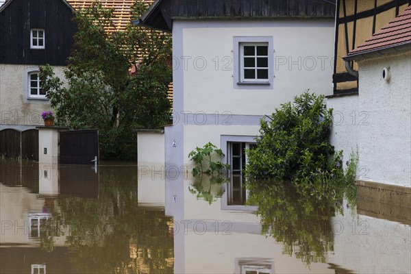 Mulde floods in Kaditzsch