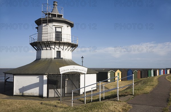 Maritime museum in former lighthouse built 1818, Harwich, Essex, England, United Kingdom, Europe