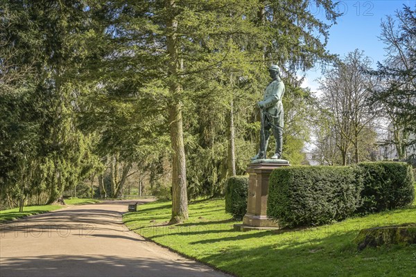 Monument to Otto von Bismarck, Nero Valley, Wiesbaden, Hesse, Germany, Europe