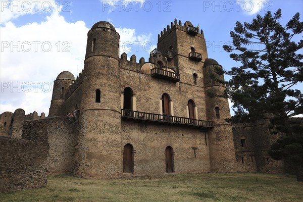 Amhara region, in the Gemp palace complex in Gondar, Gonder, imperial palace, UNESCO, world, heritage, cultural heritage, Ethiopia, Africa