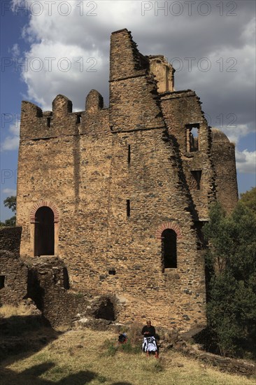 Amhara region, in the Gemp palace complex in Gondar, Gonder, UNESCO, world, heritage, cultural heritage, Ethiopia, Africa