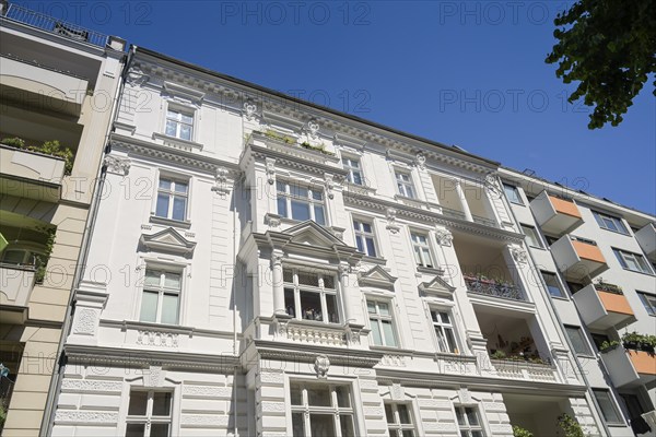 Stucco, old building, Feurigstraße, Schöneberg, Tempelhof-Schöneberg, Berlin, Germany, Europe