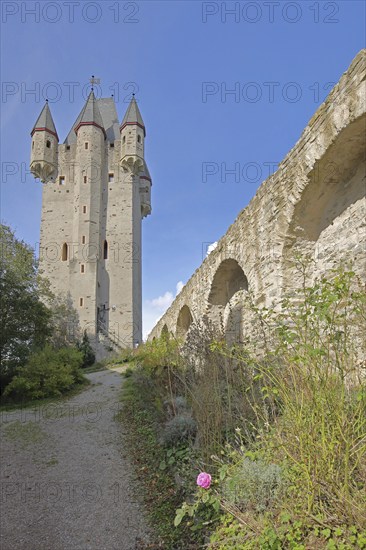 Keep of Nassau Castle built in 1093, Nassau, Rhineland-Palatinate, Germany, Europe