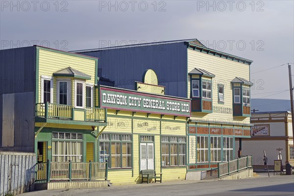 Historic General Store in Dawson City, Gold Rush, Gold Rush Town, Yukon Territory, Canada, North America