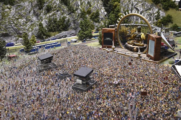 DJ Bobo concert at Miniatur Wunderland Hamburg, Germany, Europe