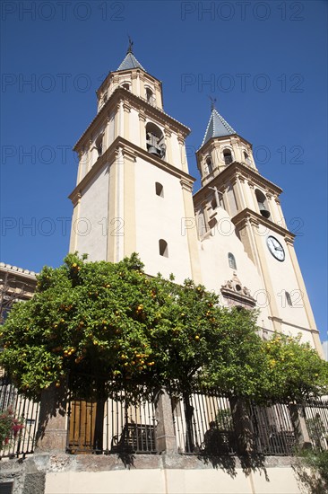 Baroque church of Nuestra Senora de la Expectation, Orgiva, Las Alpujarras, Granada province, Spain, Europe