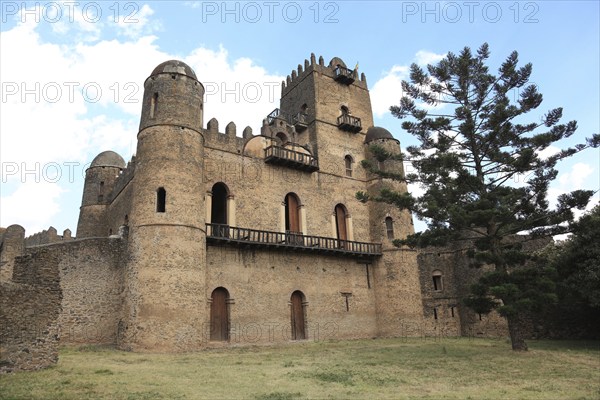 Amhara region, in the Gemp palace complex in Gondar, Gonder, imperial palace, UNESCO, world, heritage, cultural heritage, Ethiopia, Africa