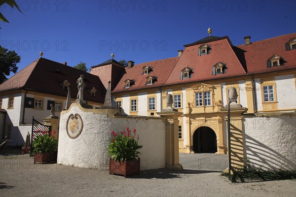 Oberschwappach Castle, Steigerwald, municipality of Knetzgau, district of Hassberge, Lower Franconia, Bavaria, Germany, Europe