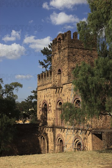 Amhara region, in the Gemp palace complex in Gondar, Gonder, UNESCO, world, heritage, cultural heritage, Ethiopia, Africa