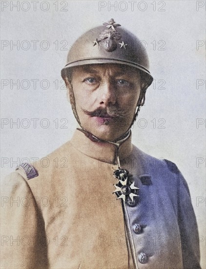 Louis Georges Humbert, born 1862, died 1921, French army general in the First World War. From L'Illustration, 1918, Historical, digitally restored reproduction from a 19th century original, Record date not stated