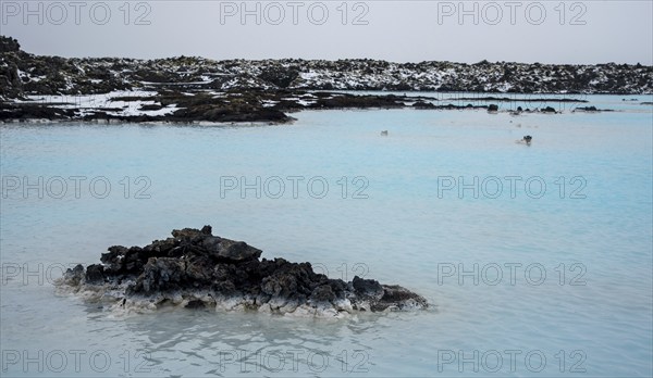 Blue Lagoon Thermal Bath in Iceland. Natural spa treatment