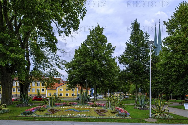 Flower arena 10th anniversary of Växjö Pride, Växjö City Park, Smaland, Kronobergs län, Sweden, Europe