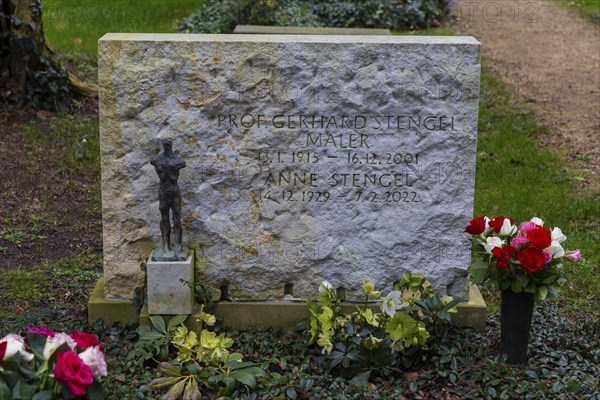 The Loschwitz cemetery is the second burial ground in Dresden's Loschwitz district that is still in use today, alongside the disused church cemetery of the Loschwitz church. Inaugurated around 1800, it has been a listed building since 1985 due to its numerous valuable artists' graves. Gerhard Stengel was a German painter and graphic artist. He was a professor at the Academy of Fine Arts in Dresden, Saxony, Germany, Europe