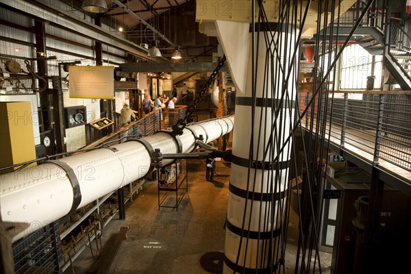 Interior of museum, SS Great Britain maritime museum, Bristol, England, UK