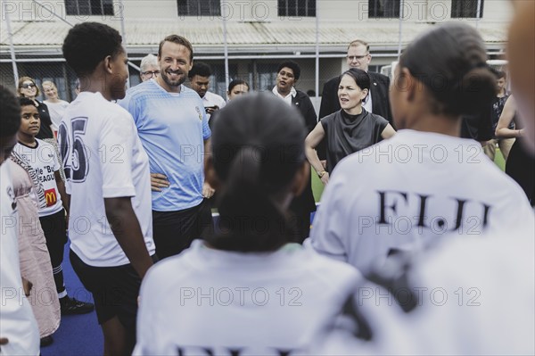 Annalena Bärbock (Bündnis 90/Die Grünen), Federal Foreign Minister, photographed during a visit to the Fiji Football Association in Suva, 07.05.2024. Bärbock is travelling to Australia, New Zealand and Fiji for political talks / Photographed on behalf of the Federal Foreign Office