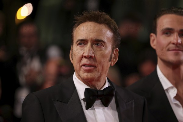 Cannes, France, 17.5.2024: Nicolas Cage at the premiere of The Surfer on the red carpet of the Palais des Festivals during the 77th Cannes International Film Festival. The 77th Cannes International Film Festival will take place from 14 to 25 May 2024, Europe