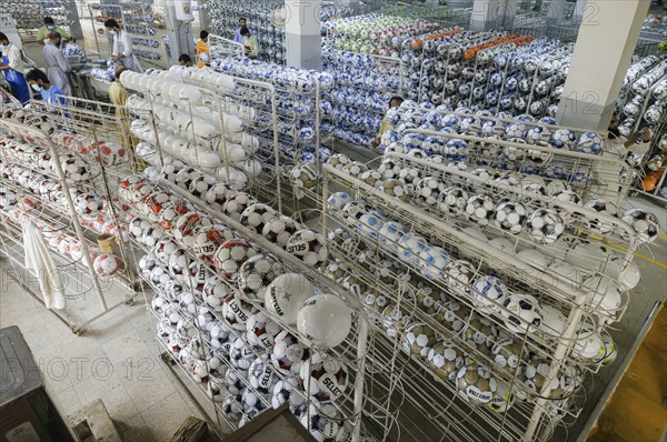 Anwar Khawaja Industries PVT. LTD produces footballs for the Bundesliga, among others. Sialkot, 23.08.2024. Photographed on behalf of the Federal Ministry for Economic Cooperation and Development