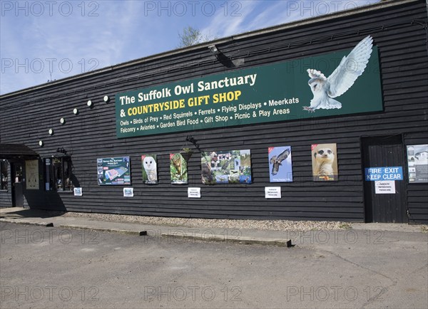 The Suffolk Owl Sanctuary building, Stonham Barns, Suffolk, England, United Kingdom, Europe