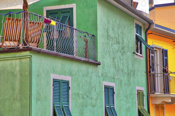 Manarola scenic colorful streets