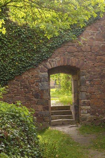 At the end of the 12th century, Dietrich the Afflicted, Margrave of Meissen, donated a convent in Meissen to the Benedictine nuns, which was consecrated to the Holy Cross. Its buildings were initially located between Burgberg and the Elbe on the site of a former moated castle. In 2004, the Hahnemann Centre undertook further renovation work on the buildings. Today it serves as a venue for events and has an extensive monastery garden, Meissen, Saxony, Germany, Europe