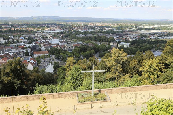 View of Homburg Saar from the Schlossberg