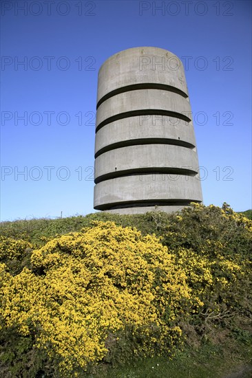 German direction finding tower, Pleinmont, Guernsey, Channel Islands, UK, Europe