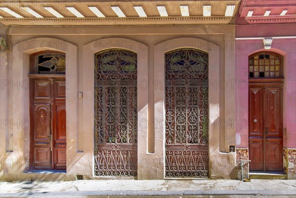 Scenic colorful Old Havana streets in historic city center of Havana Vieja near Paseo El Prado and Capitolio