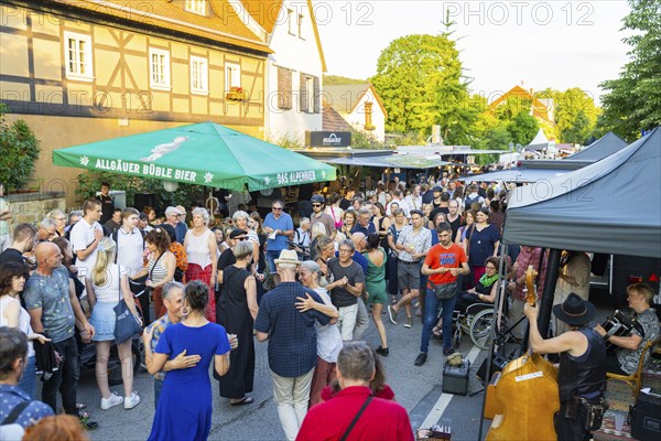 31st Elbhangfest, Lest in Loschwitz village centre, 31st Elbhangfest, Dresden, Saxony, Germany, Europe