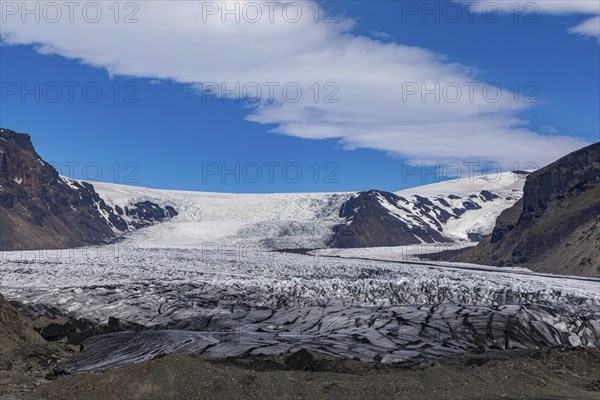 Glacier, Skaftafell, south coast, Iceland, Europe