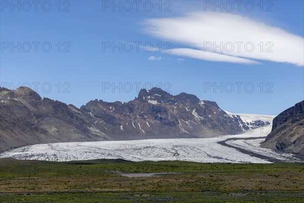 Glacier, Skaftafell, south coast, Iceland, Europe