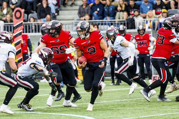 European League of Football, ELF/ Game : Rhein Fire  at  Helvetic Guards on 27. Aug.  2023, in the Lidl Sportpark , Wil , Switzerland, Europe