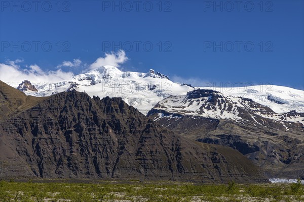 Glacier, Skaftafell, south coast, Iceland, Europe