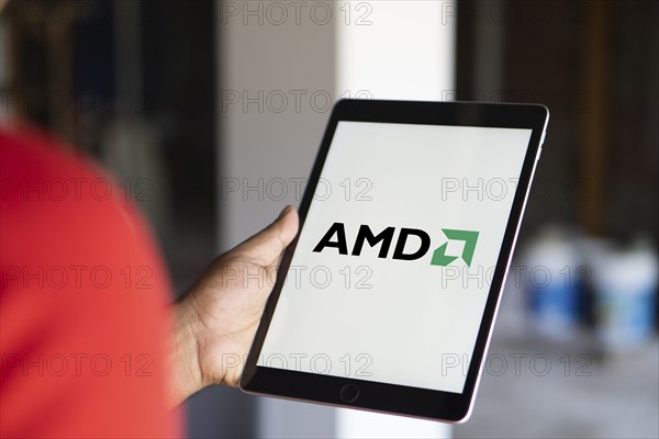 Advanced Micro Devices, Inc. (AMD) smartphone. is an American multinational corporation and semiconductor company develops computer processors and related technologies for busines