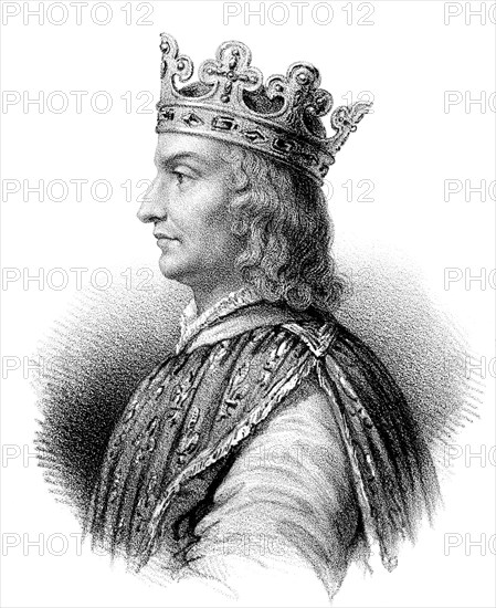 Philip II, called Philip Augustus, Philipp II. August, Philippe Auguste, 1165-1223, King of France from the House of Capet