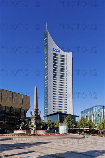 (Copyright © Sylvio Dittrich +49 1772156417) Leipzig, Paulinum on Augustusplatz The successor building to the demolished St Paul's Church in Leipzig, the Paulinum, will be completed a year later than previously planned. The construction work will continue until the end of next year