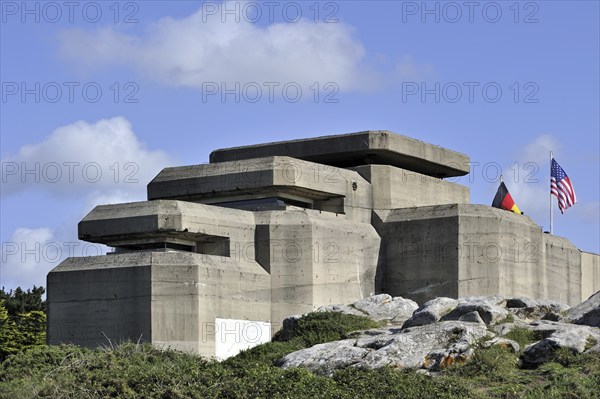 The German Second World War bunker Le Grand Blockhaus at Batz-sur-Mer, Loire-Atlantique, Pays de la Loire, France, Europe