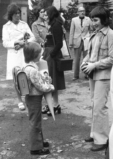 The first day of school on 14.9.1974 in Dortmund