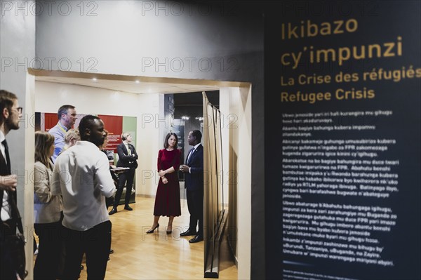 Annalena Baerbock (Buendnis 90 Die Gruenen), Bundesaussenministerin, aufgenommen im Rahmen eines Besuches der Genozid-Gedenkstaette in Kigali, 18.12.2023. Baerbock reist nach Ruanda fuer bilaterale Gespraeche sowie zur Eroeffnung der ersten Produktionsst