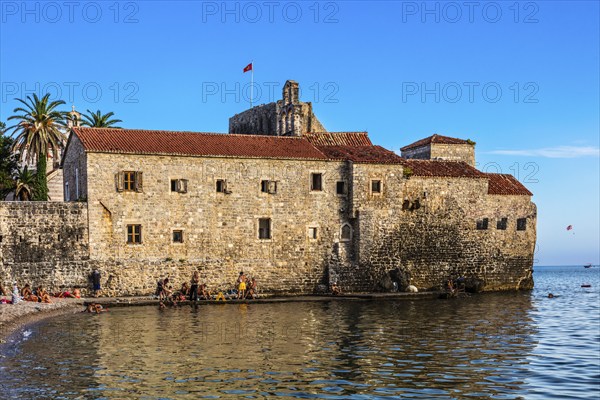 View of the old town and citadel of Budva, Montenegro, Budva, Montenegro, Europe