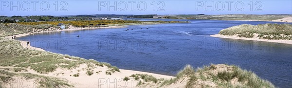 Ythan Estuary at Forvie National Nature Reserve, Sands of Forvie, Newburgh, Aberdeenshire, Scotland, UK