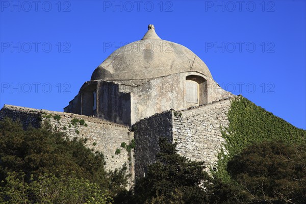 Place Erice in the province of Trapani, Church of San Giovanni Battista, from the 12th century, Sicily, Italy, Europe