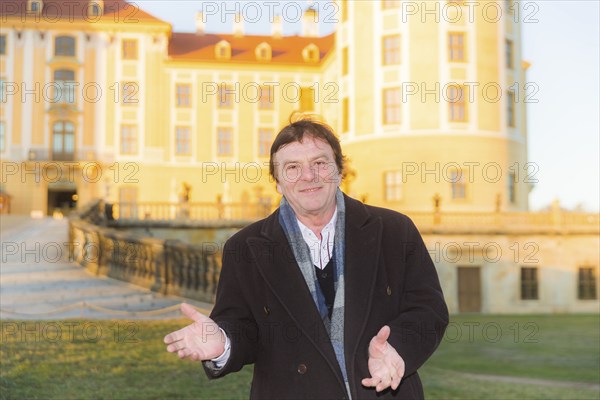 Pavel Trávnícek, the Prince Charming from the most popular fairytale film of all time, Three Hazelnuts for Cinderella as a guest at Moritzburg Castle, where he gave an autograph session