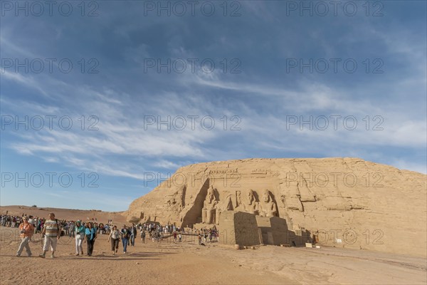 The Great Temple of Ramses II Rock Temple, Abu Simbel, Egypt, Africa