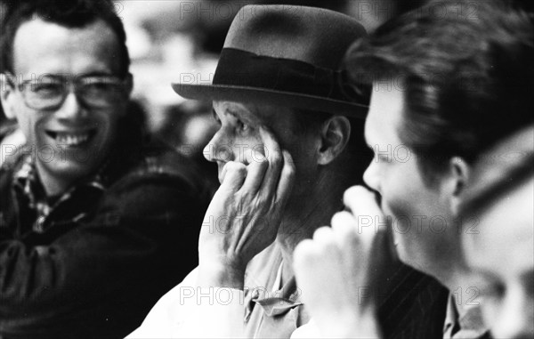 Federal Party Congress The Greens in the Westfalenhalle on 21.06.1980 in Dortmund. Joseph Beuys. (M.), Germany, Europe