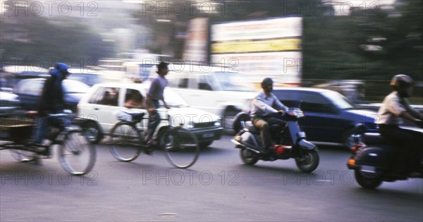 Photo impressions from 4/1999 from India.New Delhi city scene, IND, India, New, Asia