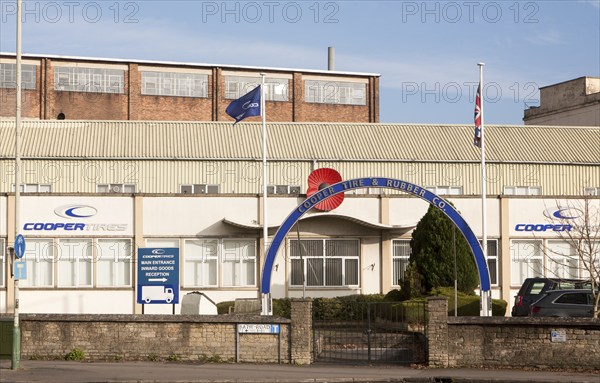 Avon Rubber factory part of the Cooper Tire and Rubber Company, Melksham, Wiltshire, England, UK