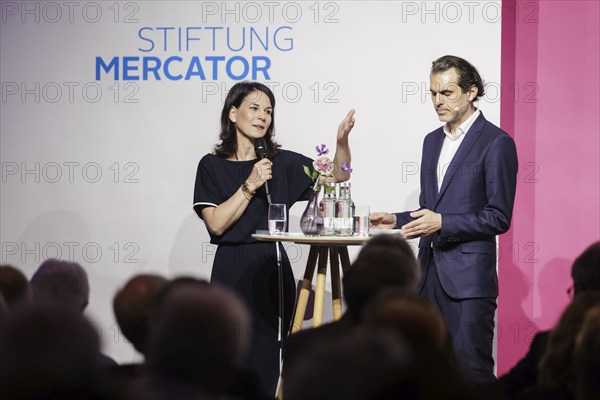 Annalena Bärbock (Alliance 90/The Greens), Federal Foreign Minister, recorded as part of a dialogue with citizens in cooperation with Stiftung Mercator during the Foreign Minister's trip to Germany in Essen, 29.07.2024