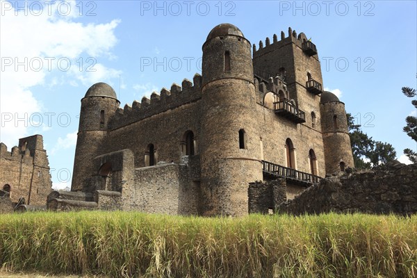 Amhara region, in the Gemp palace complex in Gondar, Gonder, imperial palace, UNESCO, world, heritage, cultural heritage, Ethiopia, Africa