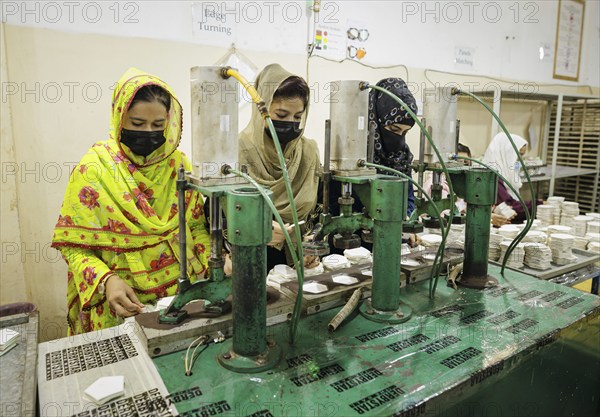 Anwar Khawaja Industries PVT. LTD produces footballs for the Bundesliga, among others. Sialkot, 23.08.2024. Photographed on behalf of the Federal Ministry for Economic Cooperation and Development